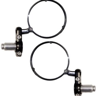 Yana Shiki MIR40B Black Universal Bar End Mirror for 7/8" Handle Bar