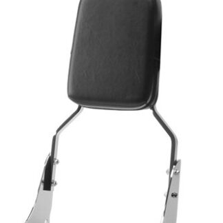 Yana Shiki SS17S Chrome Skull Design Sissy Bar/Backrest for Kawasaki Vulcan VN1500 Classic