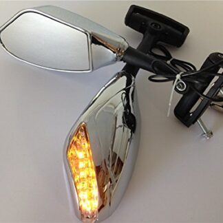 Yellow Led Lights Mirror For Suzuki Gsxr 600 750 1000 Hayabusa Sv650S Tl1000R Cd