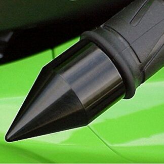 i5 Black Spike Bar Ends for Kawasaki Ninja 250 300 500 650 ZX6 ZX6R ZX7 ZX9 ZX10 ZX10R ZX12 ZX14