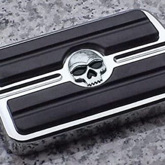 i5 Chrome Skull Rear Brake Pedal Cover for Harley Davidson Softail Dyna Electra Glide