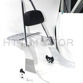 sissybar backrest Detachable luggage rack Harley Sportster 04-16 Chrome